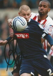 MILLWALL: ALAN DUNNE SIGNED 6x4 ACTION PHOTO+COA - Picture 1 of 1