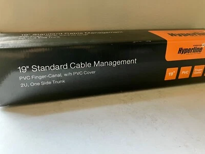 Hyperline CM-2U-PL-COV 2U PVC Cable Manager - Image 1 of 4