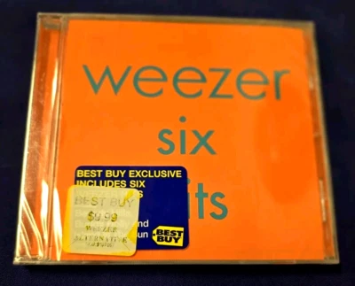 Weezer SIX HITS cd BEST BUY PROMO 6 Tracks DGC 2008 STILL FACTORY  SEALED! - Image 1 of 2