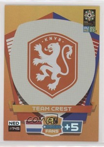 2023 Panini Adrenalyn XL FIFA Women's World Cup Team Crest Netherlands #145