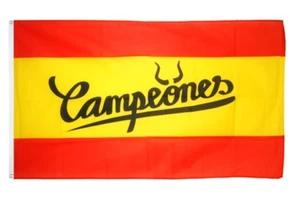Fahne Fanflagge Spanien Campeones Flagge spanische Hissflagge 90x150cm - Bild 1 von 1