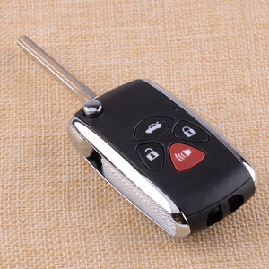 4 Button Flip Blank Remote Key Case Shell Fit For Toyota Camry Avalon Corolla q