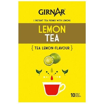 Girnar Instant Premix Lemon Tea With A Zesty Lemon Flavor,10 Sachets,100g/ 3.5oz • 29.06$