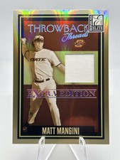 2007 Donruss Elite Extra Edition Throwback Threads /500 Matt Mangini #TT-MM