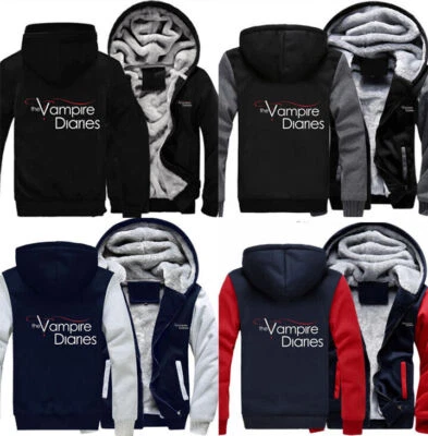 The Vampire Diaries 3D Print Hoodies Coat Zipper Sweatshirt Long Sleeve Jacket - Image 1 of 4