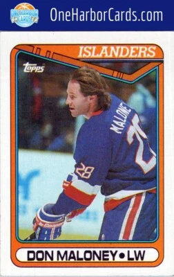 1990-91 Topps New York Islanders #31 Don Maloney - Image 1 of 2