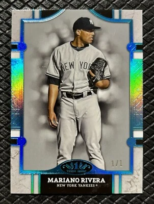 MARIANO RIVERA 2024 Topps Tier One #16 Platinum SSP True 1/1 New York Yankees - Image 1 of 2