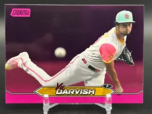 2024 Topps Stadium Club Pink Foil Yu Darvish San Diego Padres #217 - Picture 1 of 2