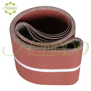 5Pack 6"×48" Sanding Belts 80 Grit Aluminum Oxide Belt Sander Sandpaper New - Picture 1 of 8
