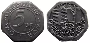 Oberndorf 5 Pfennig 1918, Eisen - Picture 1 of 4