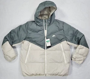 Nike Men's XL Storm-FIT Windrunner Parka Jacket Down Fill White Gray DD6795-077 - Picture 1 of 8