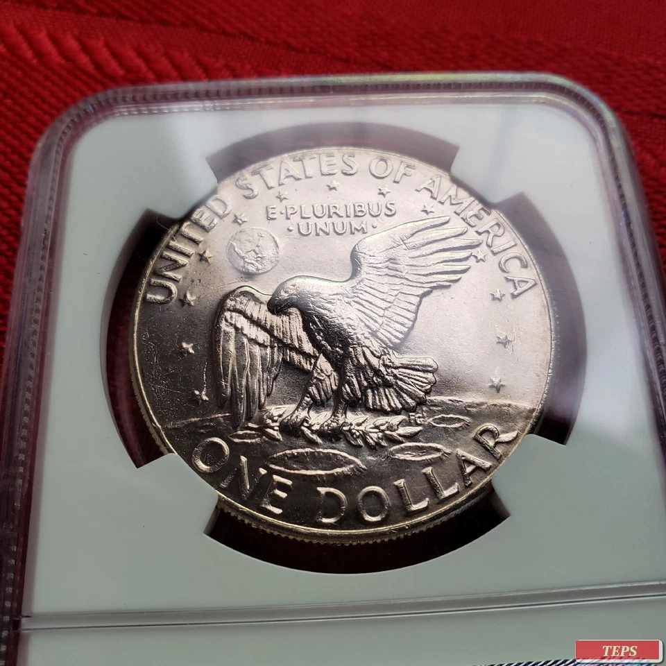 NGC Certified 1977 Big Sky Hoard Eisenhower Dollar MS65 - Image 1 of 4