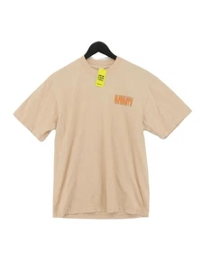 Los Angeles Apparel Herren T-Shirt S Creme Grafik 100% Baumwolle Basic - Bild 1 von 5