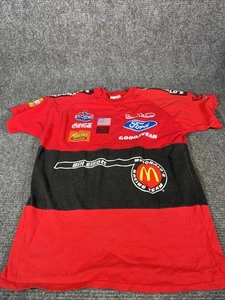 Camisa De Colección Bill Elliott Racing Team Para Hombre L Roja Años 90 Nascar McDonalds EE. UU. - Imagen 1 de 6