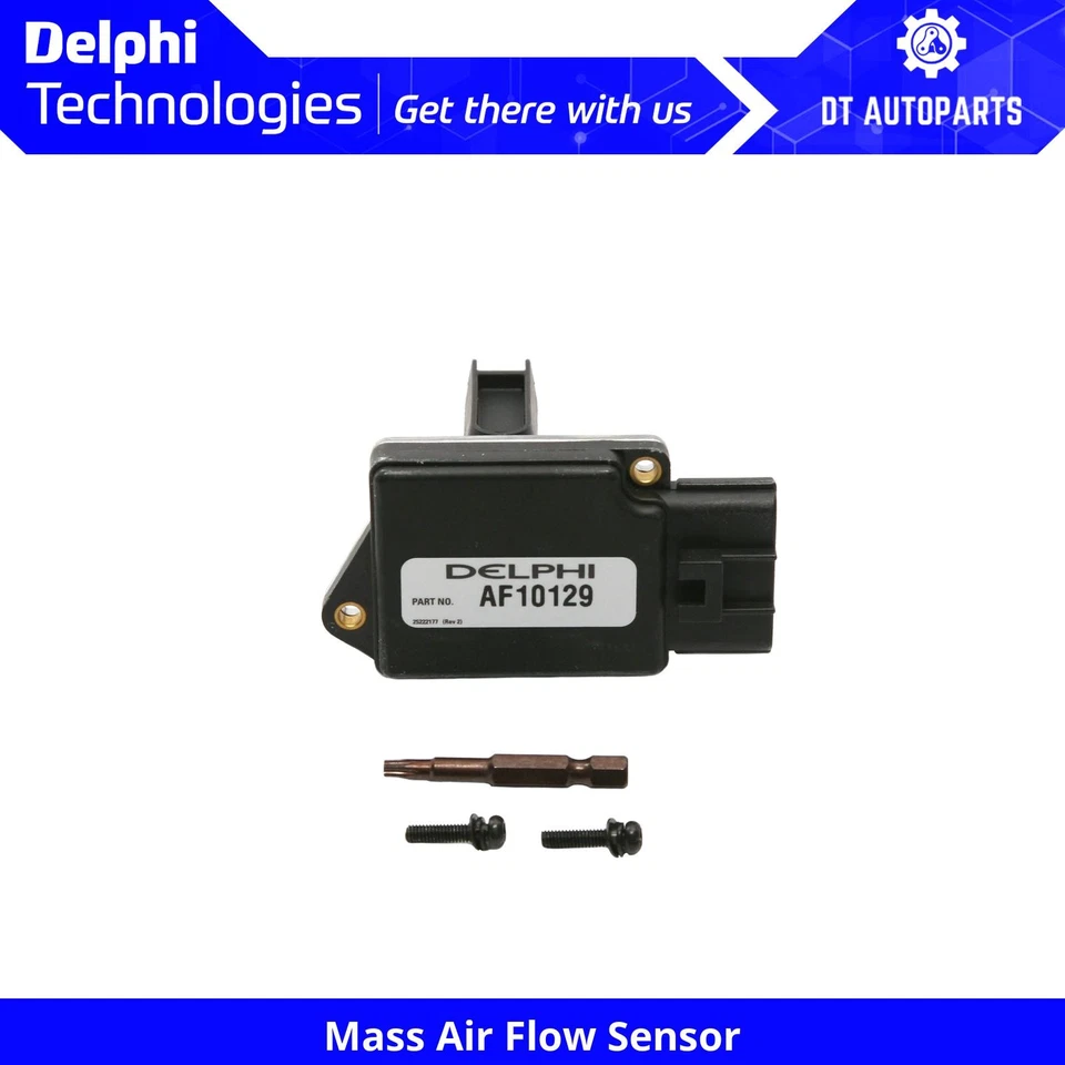 Sensor de flujo de aire másico Delphi 2004 para Ford F-250 Super Duty 2003-2007 6,0 L V8 Foto 1 de 4