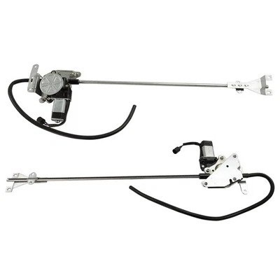 Window Regulators Glass Set of 2 Front Driver & Passenger Side Left Right Pair — 第 1/4 张图片