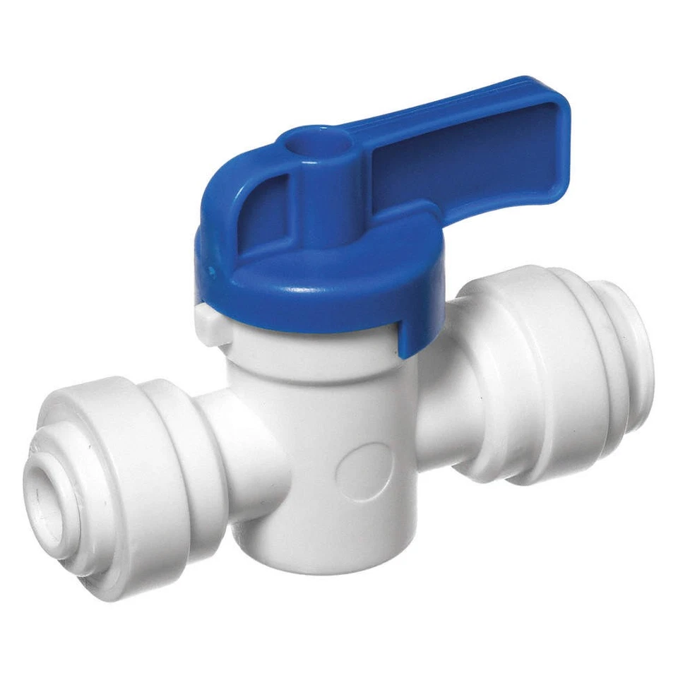 USA INDUSTRIALS ZUSA-VLV-76 Manual 2-Way Ball Valve,Push,Acetal 56DK27 - Image 1 of 1