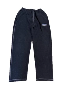 Vintage 80s Patagonia Black Fleece Sweatpants Size Large - Bild 1 von 4