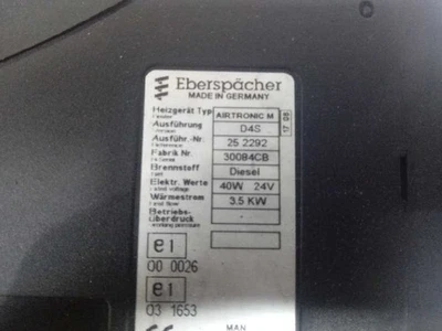 D4S RISCALDAMENTO PIENO NORMALE / 5893915 PER MAN TGX 18.440 - Immagine 1 di 4