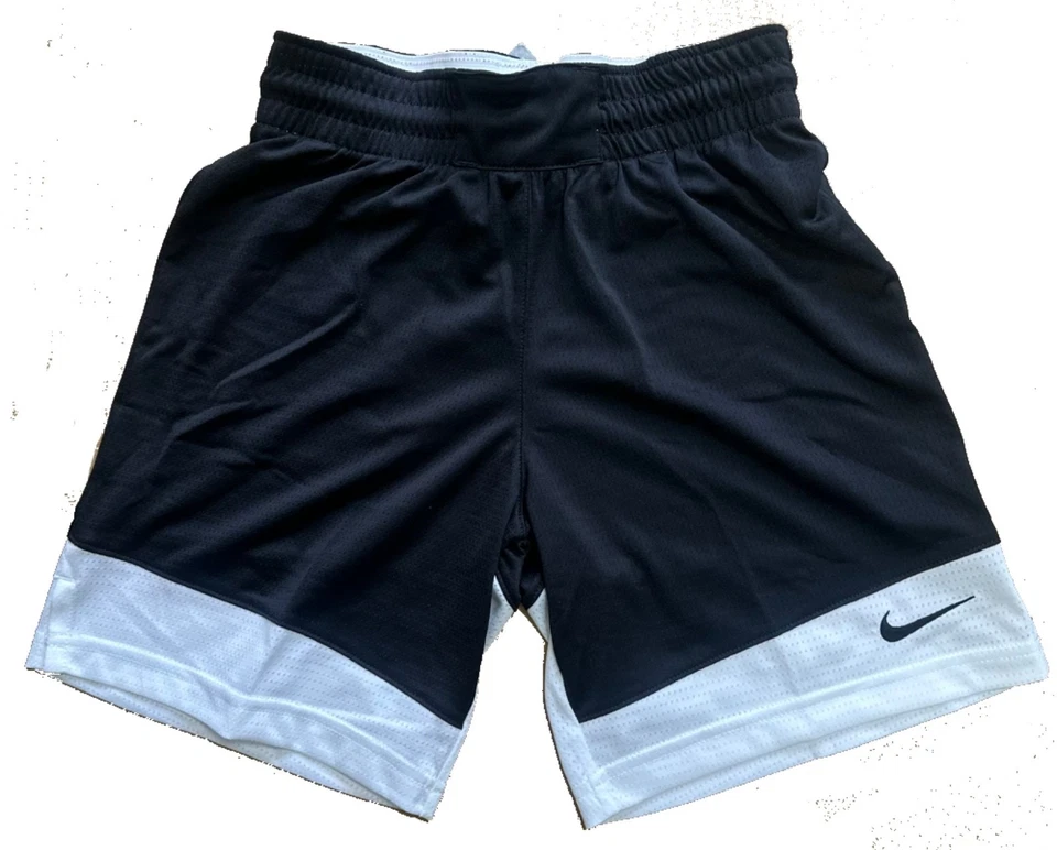 Nike Youth Basketball Shorts 872390-010 Boys Large / Black-White