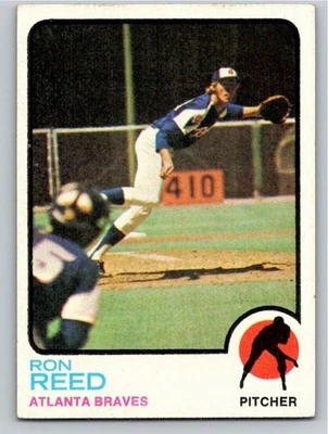 1973 Topps No72 Рон Рид Atlanta Braves Бесплатная доставка! - Изображение 1 из 2