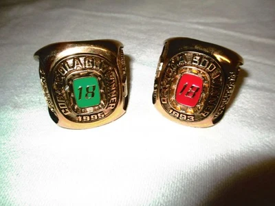 LOTE DE 2 ANILLOS DAYTONA 500 1993 & COCA COLA 600 1995 OVERSIZED Foto 1 de 4