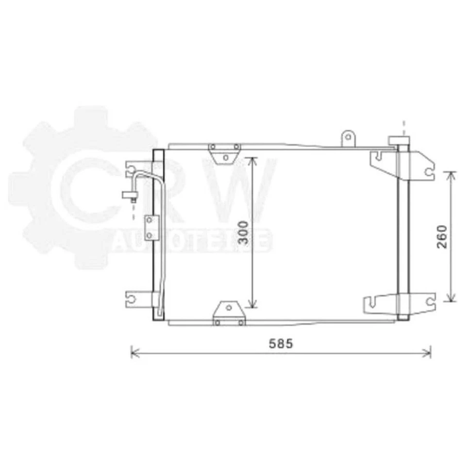 Condensateur Climatisation Climacondensateur Pour Suzuki Grand Vitara I FT GT - Photo 1/1