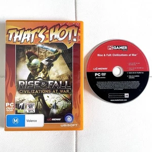 Rise And Fall Civilizations At War PC DVD Rom Video Game Clean Good Disc - Picture 1 of 8