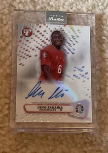 2023 Topps Pristine Road To Euro 2024 Denis Zakaria Topps Sealed Auto! - Picture 1 of 2