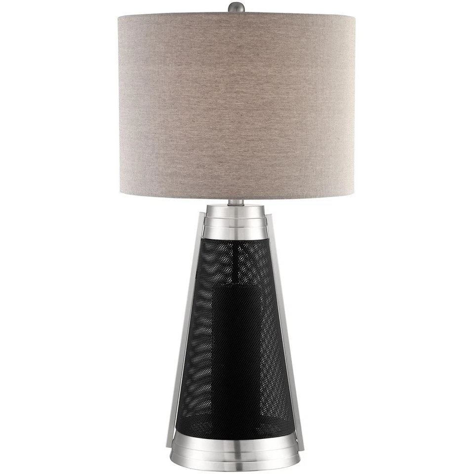 Lite Source LS-23489 Olson 28 inch 9.00 watt Black Table Lamp Portable Light - Image 1 of 1