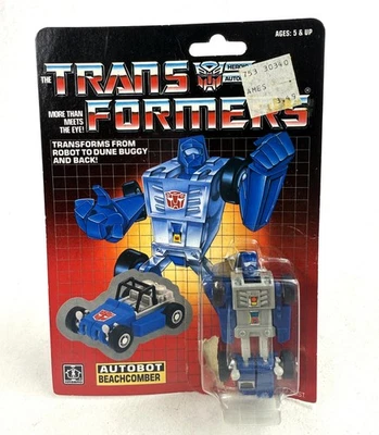 Autobot Beachcomber Transformers G1 Figure Complete w/ Card Back 1985 Hasbro 80s - Image 1 of 3