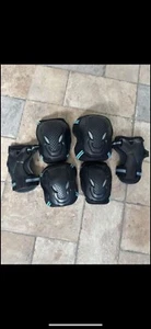 Kids Knee Elbow Pads Wrist Guards for Skateboarding - Picture 1 of 4