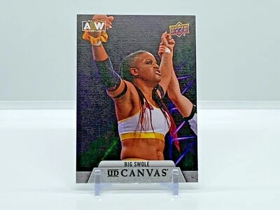 2021 Upper Deck AEW All Elite Wrestling Canvas Big Swole #C-25 - Image 1 of 2