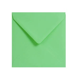 155 x 155 Sobre Cuadrado Verde Pálido | Goma | 120gsm Sobre Verde con Flapa en V - Imagen 1 de 3