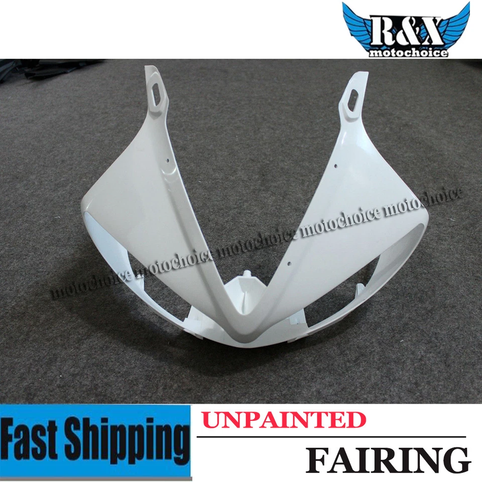 Unpainted Front Upper Cowl Fairing For Yamaha YZF R6 2003-2005 ABS Injection 04 - Imagem 1 de 1