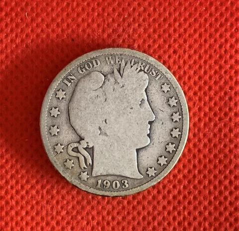 Barber Half Dollar 1903-S (Lot #BHD-9a) Cover