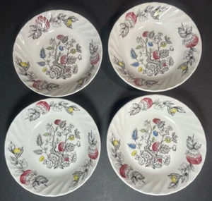 Royal Wessex Indian Tree di Swinnertons Set di 4 ciotole per bacche da dessert - Foto 1 di 16