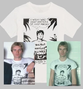 Sting T-shirt design worn by him - The Police band t-shirt - Picture 1 of 2