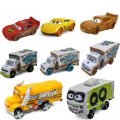 Disney Pixar Cars 3 Carreras Thunder Valley Crash Party Diecast Coche de Juguete 1:55 a Granel Foto 1 de 2