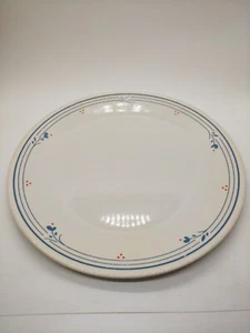 Corelle Pyrex Country Violets Blue Floral Flowers 10" Dinner Plate Vintage - Picture 1 of 3