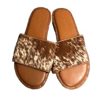 Eclectic Array Luna Cow Hide Sandals. Size 7. - Picture 1 of 6