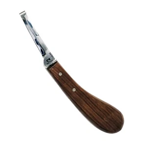 Cuchillos de casco de doble filo Farrier para diestros borde de afeitar afilado acero inoxidable - Imagen 1 de 6