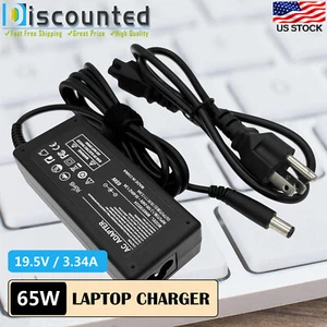 New 65W AC Adapter Charger For Dell Latitude 14 5490 15 5590 Power Supply Cord - Picture 1 of 9