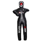 DEFY Leather Jiu Jitsu MMA Grappling Dummy Judo Martial Art Punching BLACK 6 FT 