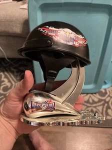 EUC Bike Lidz Die Cast Collectible Die Cast Helmet Orange County Choppers - Picture 1 of 6