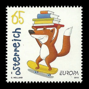Austria 2010 - dibujos animados para niños Eurostamp 2010 - Sc 2261 montado sin montar o nunca montado - Imagen 1 de 2