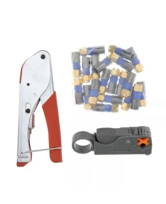 Kit de herramientas de compresión Blackweb Universal RG6 Foto 1 de 4