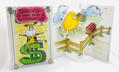 Cartão pop-up feliz aniversário 5x7 polegadas humor engraçado ele homem sua mulher  - Imagem 1 de 2