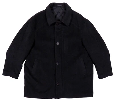 Lauren Ralph Lauren LRL Quilt Lined Wool Blend Full Button Zip Coat Jacket XL - Image 1 of 4