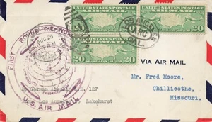 LA - LAKEHURST GRAF ZEPP ROUND THE WORLD FLIGHT To Missouri 1929 - Picture 1 of 2